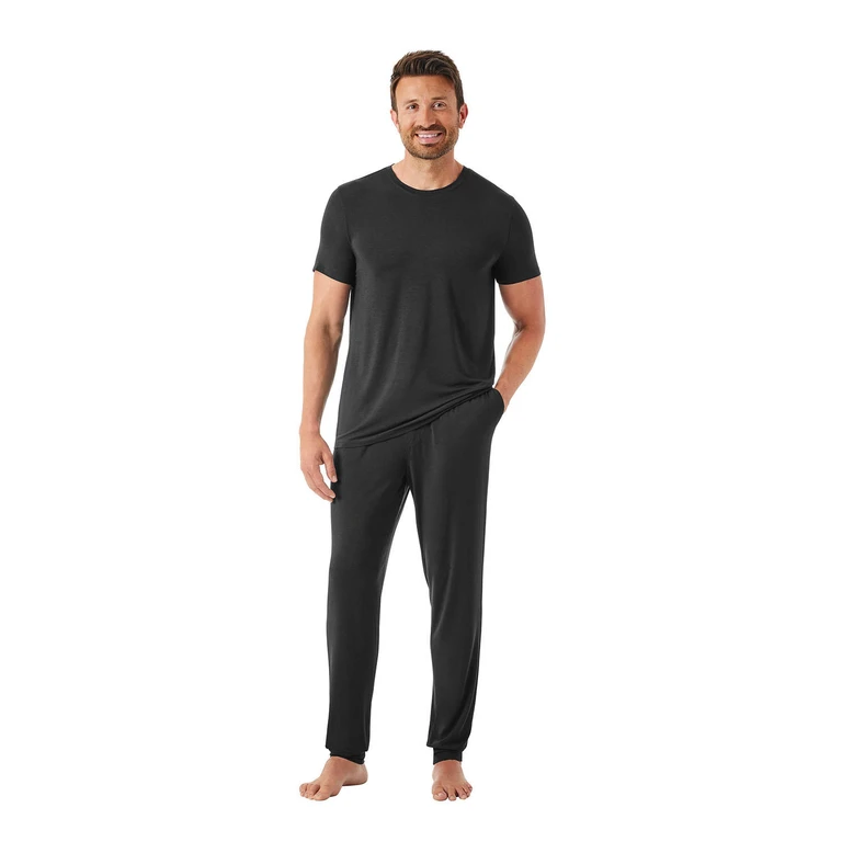 Mens Jogger Set Black M:- M, Black
