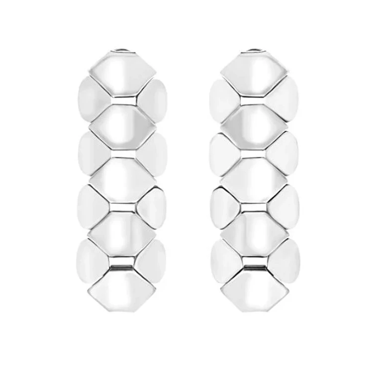 Stravagant Earrings in Steel Hexagonia Tj3635