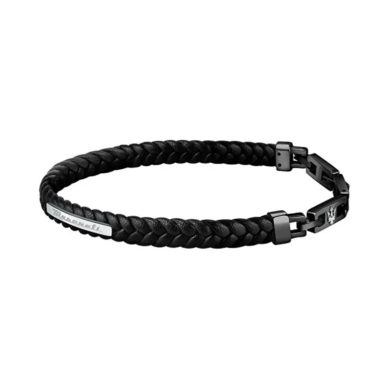 Elegante Recycled Leather Bracelet Jm222Ave02