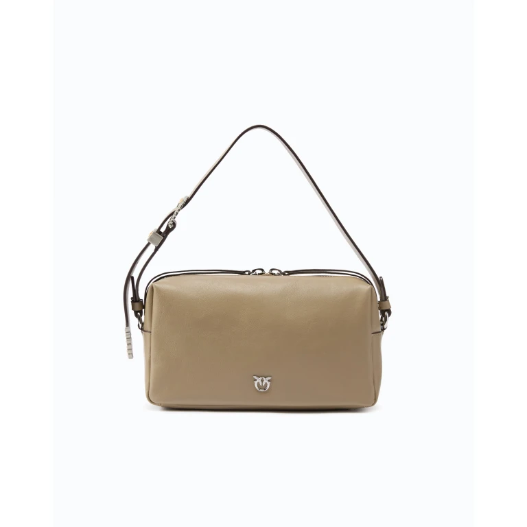 Sac Boston à bandoulière moyen en cuir new biker