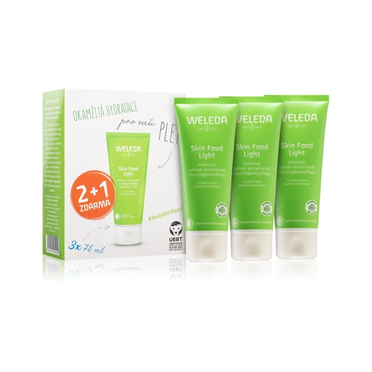 Skin Food Light Moisturizing and Nourishing Cream Gift Set 3 x 75 ml