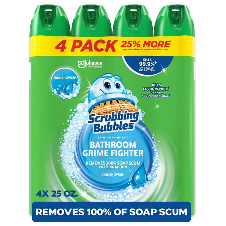 Bathroom Cleaner, Rainshower, 4 ct., 100 oz.