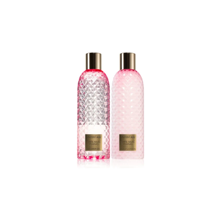 Shower gel set and Lotion for the Body White Musc & Ananas