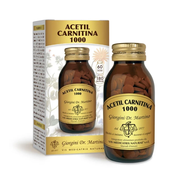 Acetyl Carnitine 1000 90 Tablets - Tablets of 500 Mg