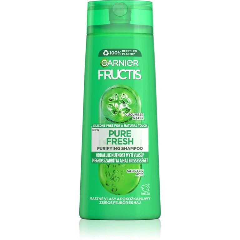 Fructis Pure Fresh Strengthening Shampoo (Oily Hair) - 400 ml