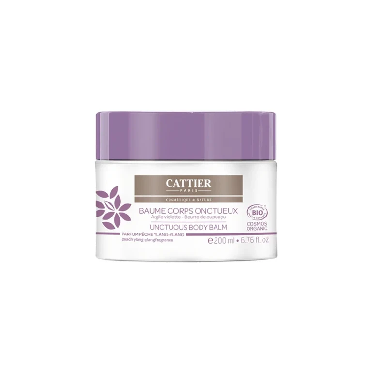Cattier Exfoliating Body Gel Purple Clay & Apricot & Rice Cereals ORGANIC 200ML