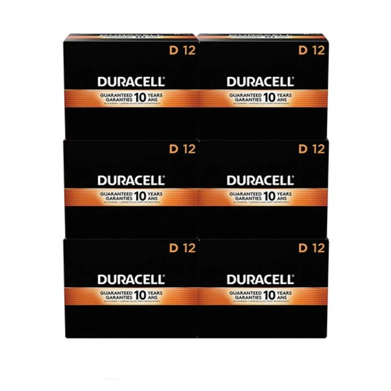 CopperTop Alkaline D Batteries (72/Carton)