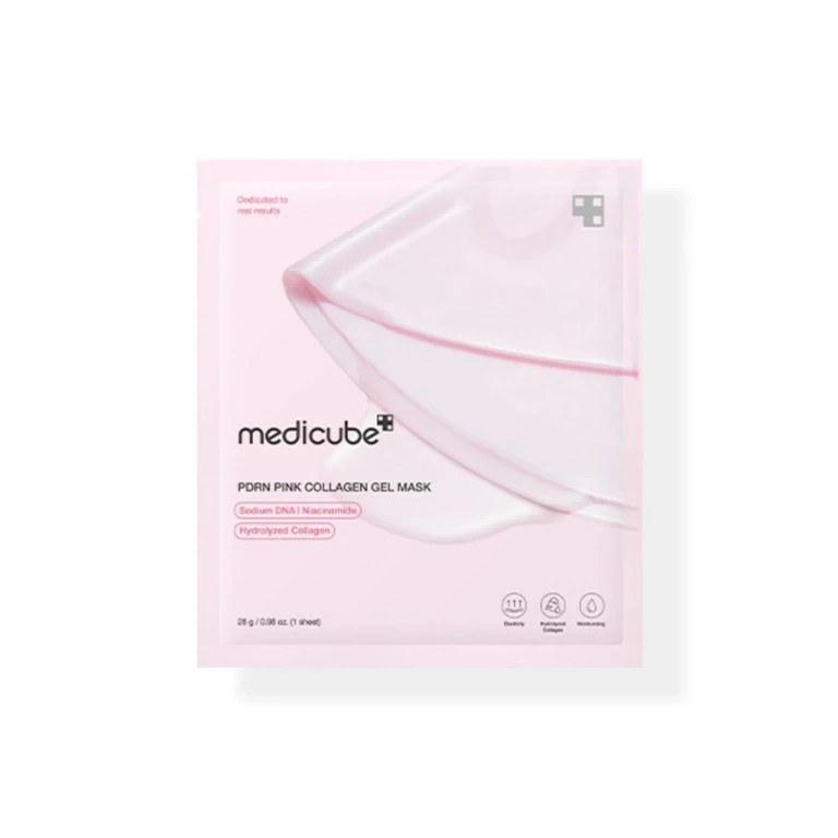 PDRN Pink Glutathione Increases elasticity Gel mask For the face 4 pieces 28 g