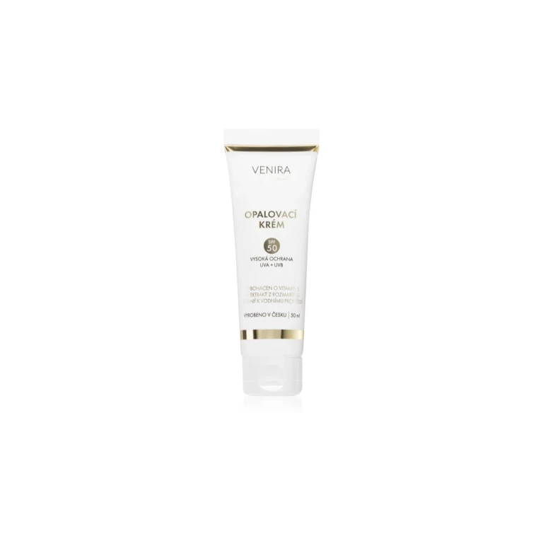 SPF 50 tanning cream with UVA and UVB filters 50 ml