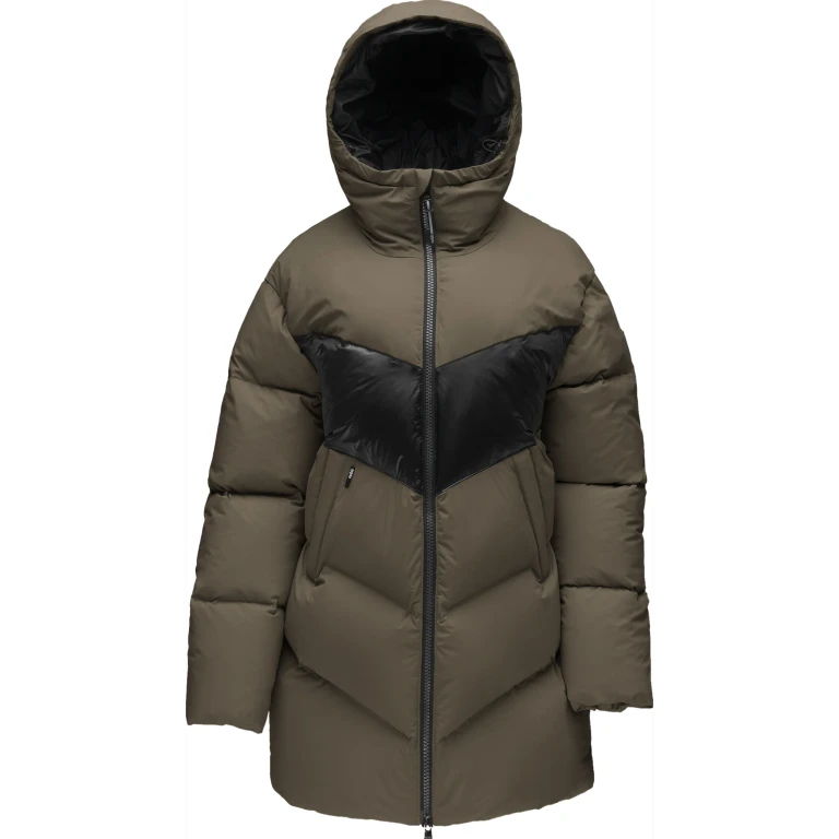 Isla Chevron Quilted Puffer Jacket - Women's