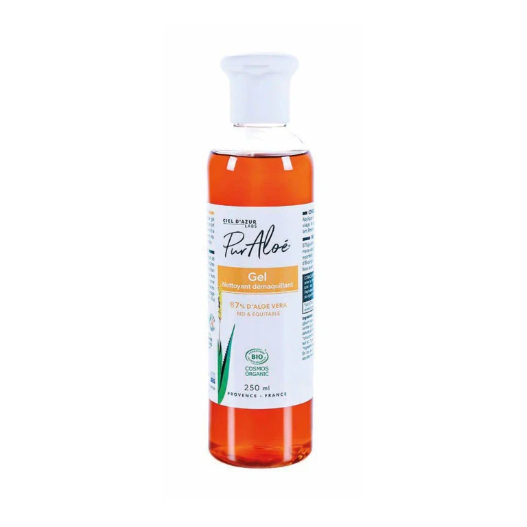 Cleansing Gel and Make-up Remover with Native Aloe Vera 78% Bio 250ml