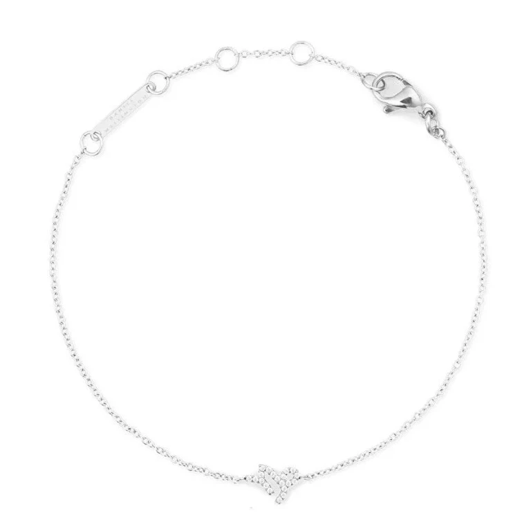 Steel Bracelet with Chain Zodiac Sign Capricorn Crystal Dw00400940