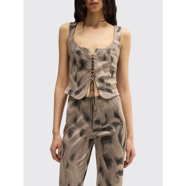 Abstract Cotton Blend Top (M26E1ACJT000JN01153)
