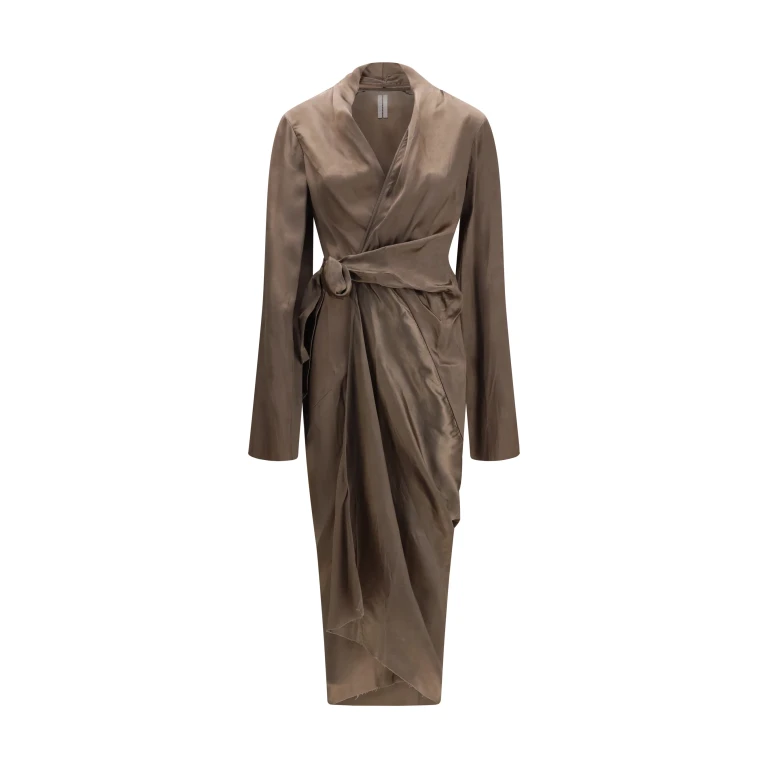 Dress Asymmetric Wrap Cupro