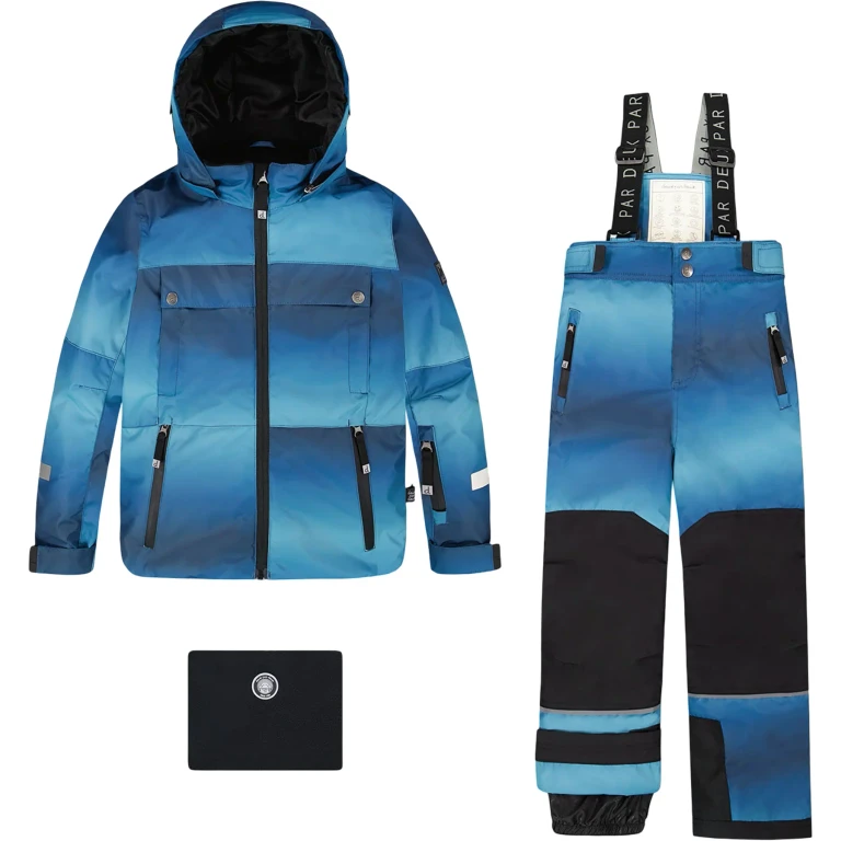 Brown-Black Teknik Two-Piece Snowsuit - Big Boy