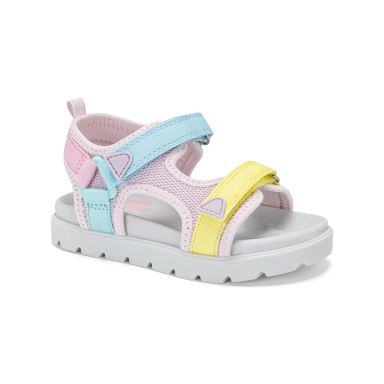 OSHKOSH GIRLS RIVER SANDAL - RAINBOW MULTI 12:- 12K, Rainbow Multi - Online Only
