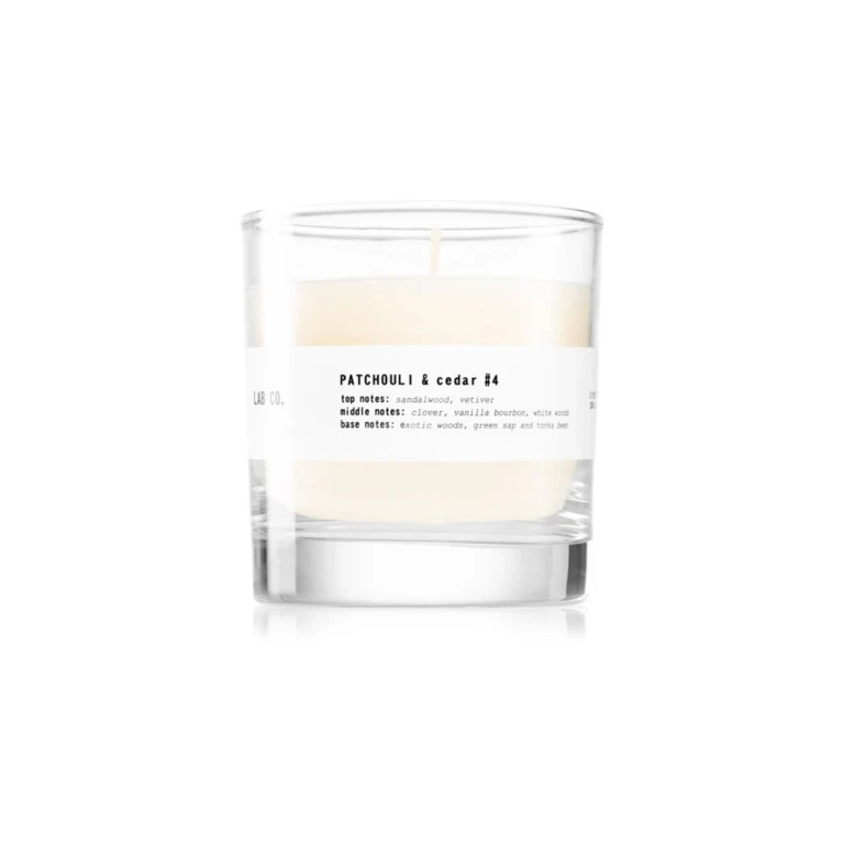 The Olphactory Lab Co. Patchouli & Cedar scented candle 200 g