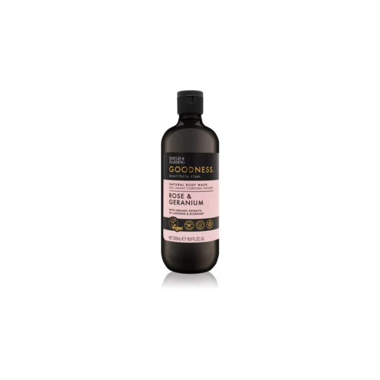 Goodness Rose & Geranium Flower Shower Gel 500 Ml
