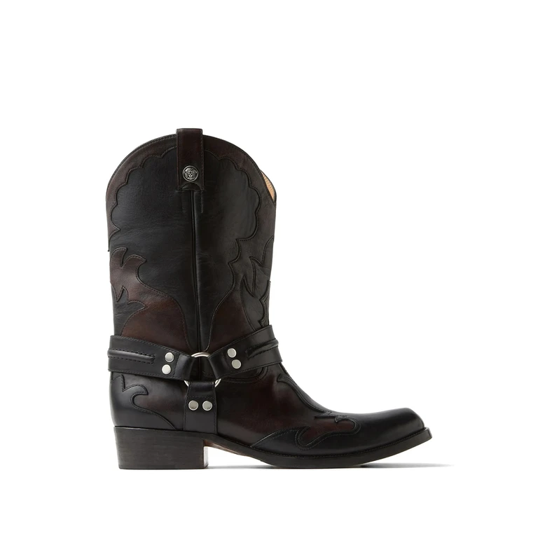 Sylvester Leather Texan Boots