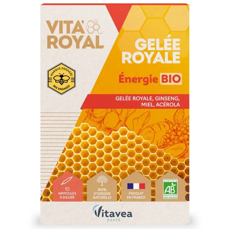Vitavea Vita'Royal Royal Jelly Energy Bio 10 vials