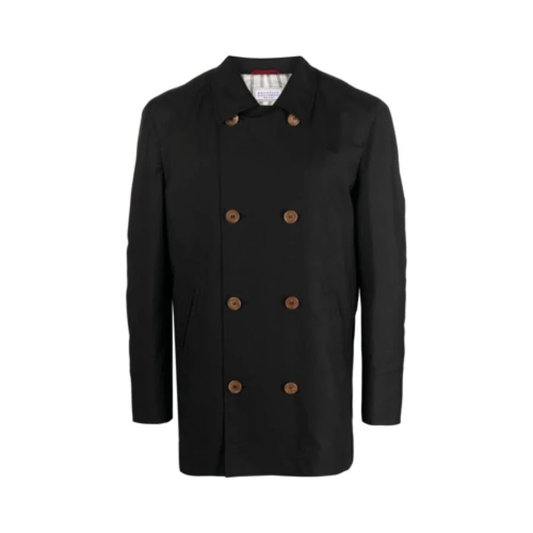 Black Double-Breasted Jacket