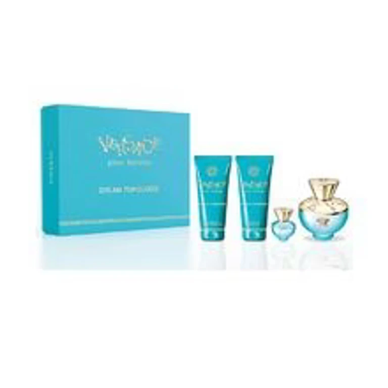 Dylan Turquoise for Women Premium Gift Set EDT 100 ml, Shower Gel 100 ml, Body Gel 100 ml, and EDT Miniature 5 ml 100 ml