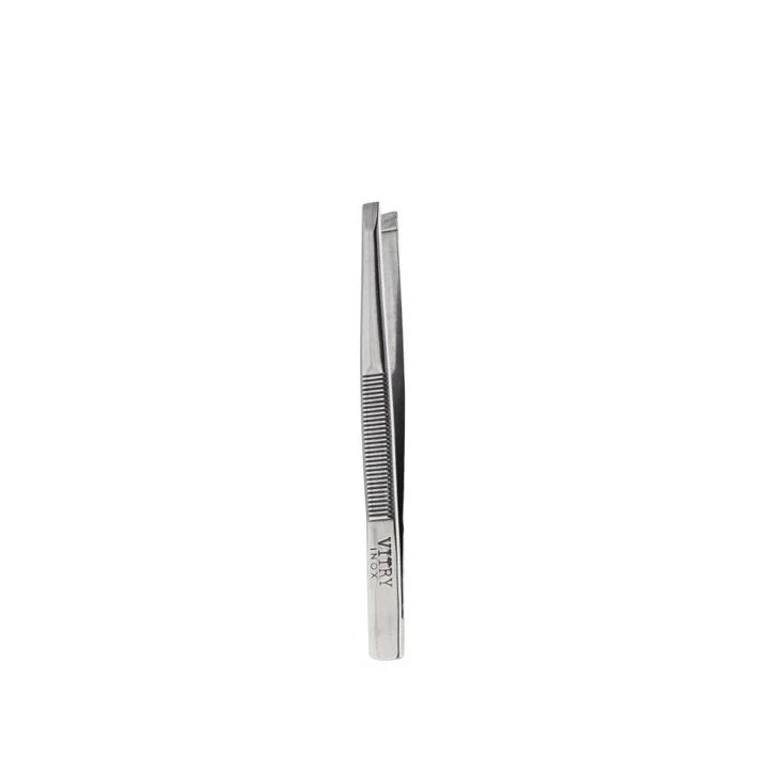Stainless Steel Straight Clamp Tweezers