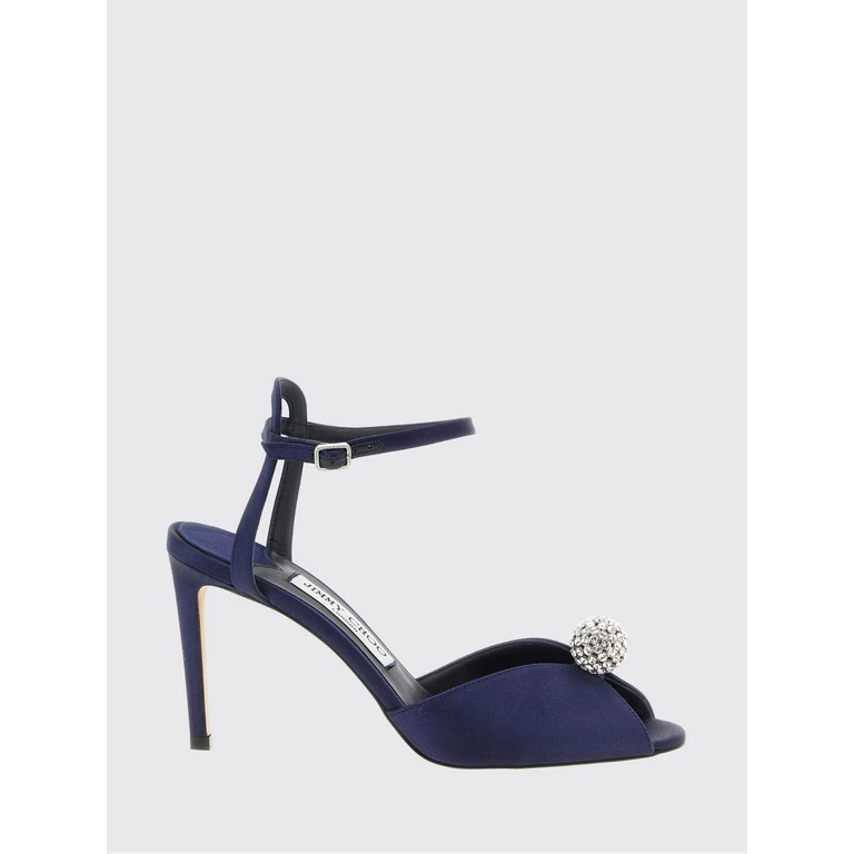 Sandales à talons Jimmy Choo Sacora en satin marine