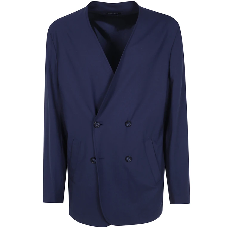 Jacket Double Breasted "Linear Neck Blazer"