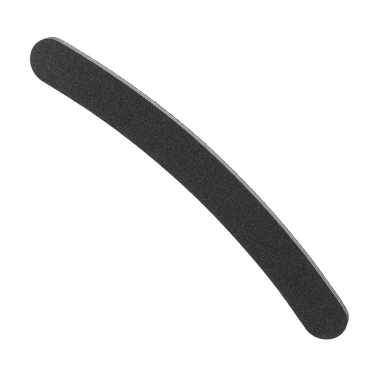 Curved padded nail file Eurostil 175 mm black, pack of 12