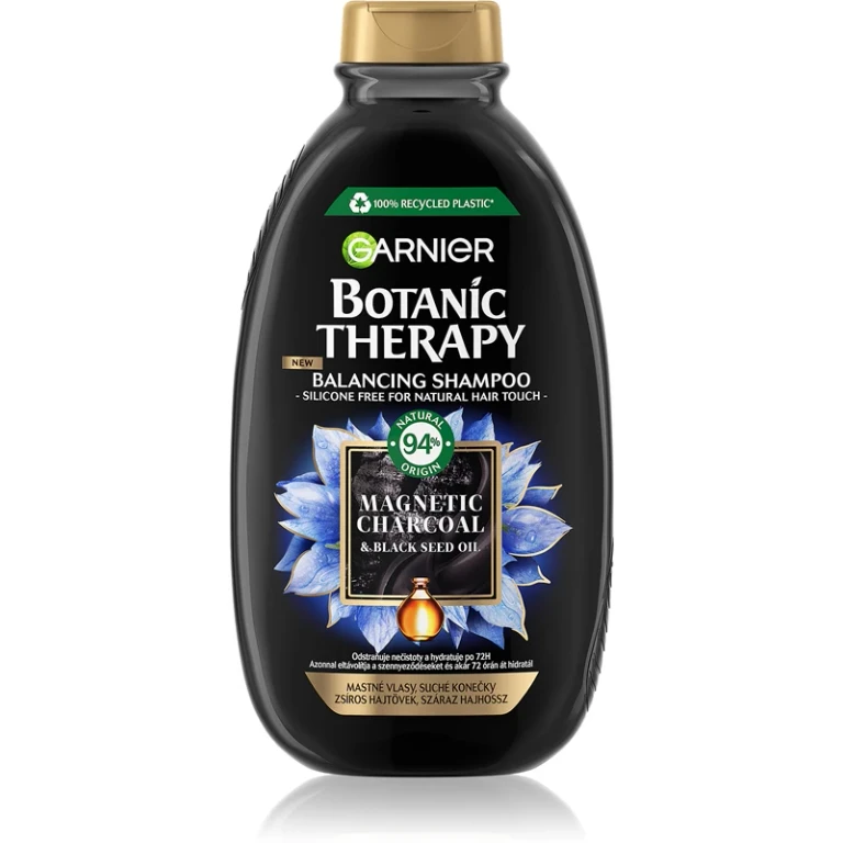 Botanic Therapy Magnetic Charcoal Cleansing Shampoo (rebalancing shampoo) - Volume: 400 ml