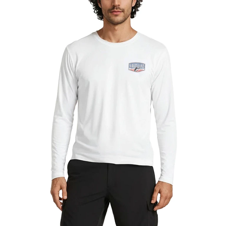 Men's Uv Tee White S:- White, S