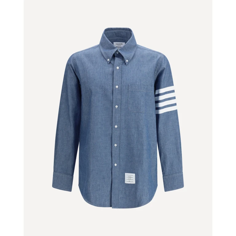 Thom Browne Chemise - Bleu Clair (MWL412OF1210480)