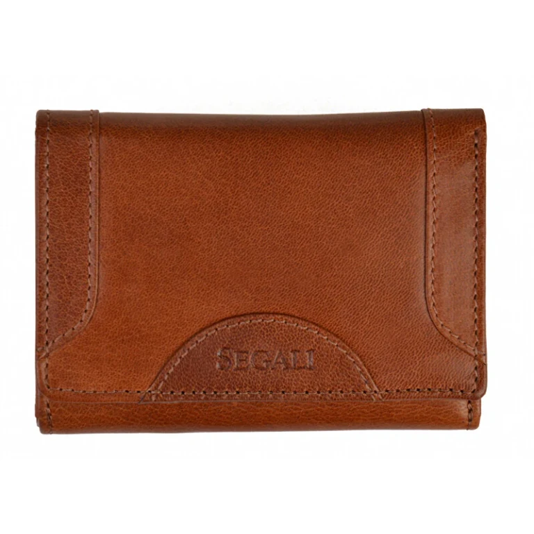 Women's Leather Wallet in konak color