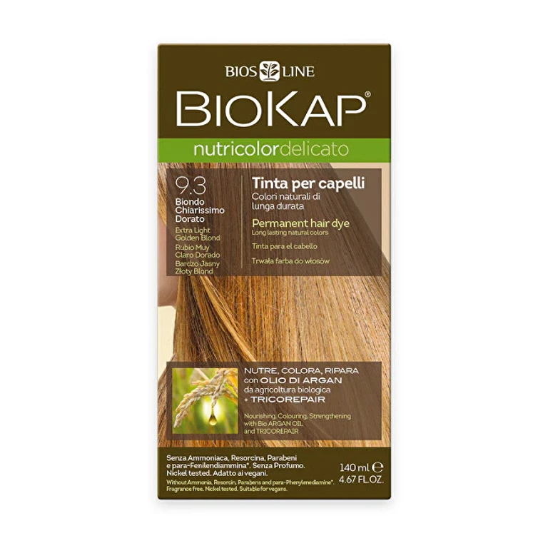 NUTRICOLOR DELICATO - Hair color - 9.30 Golden blonde - Extra light 140 ml