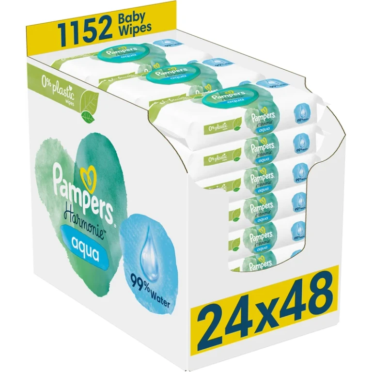 Harmonie Aqua Baby Wet Wipes 24x48 pcs