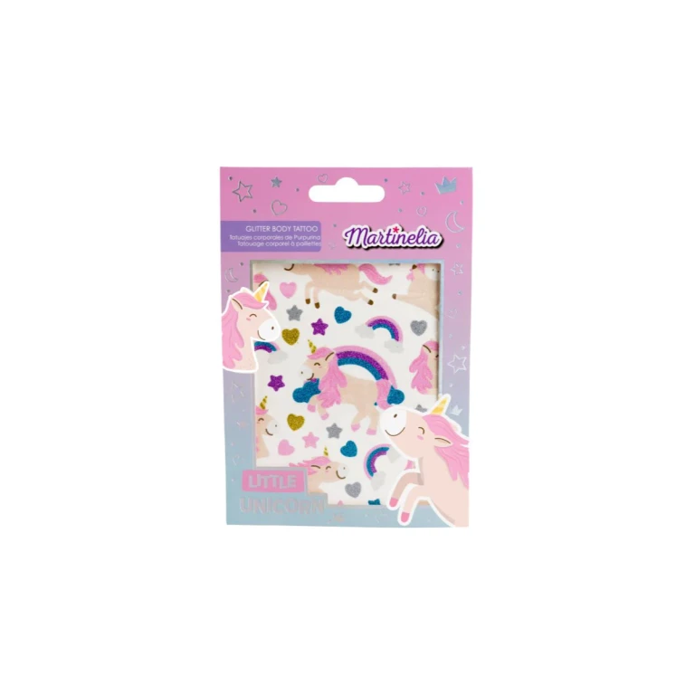 Little Unicorn Glitter Body Tattoo For Kids