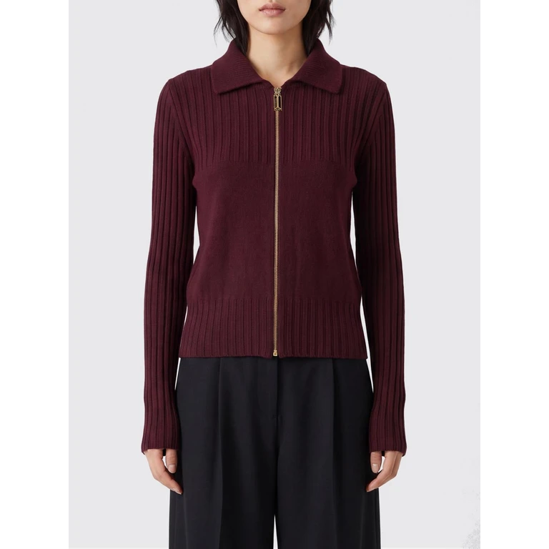 Ribbed Wool and Cashmere Cardigan with Zip (1326KJU007313A9887)