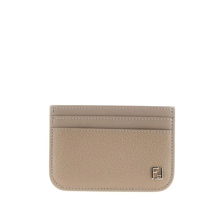 FF leather card holder Woman One Size