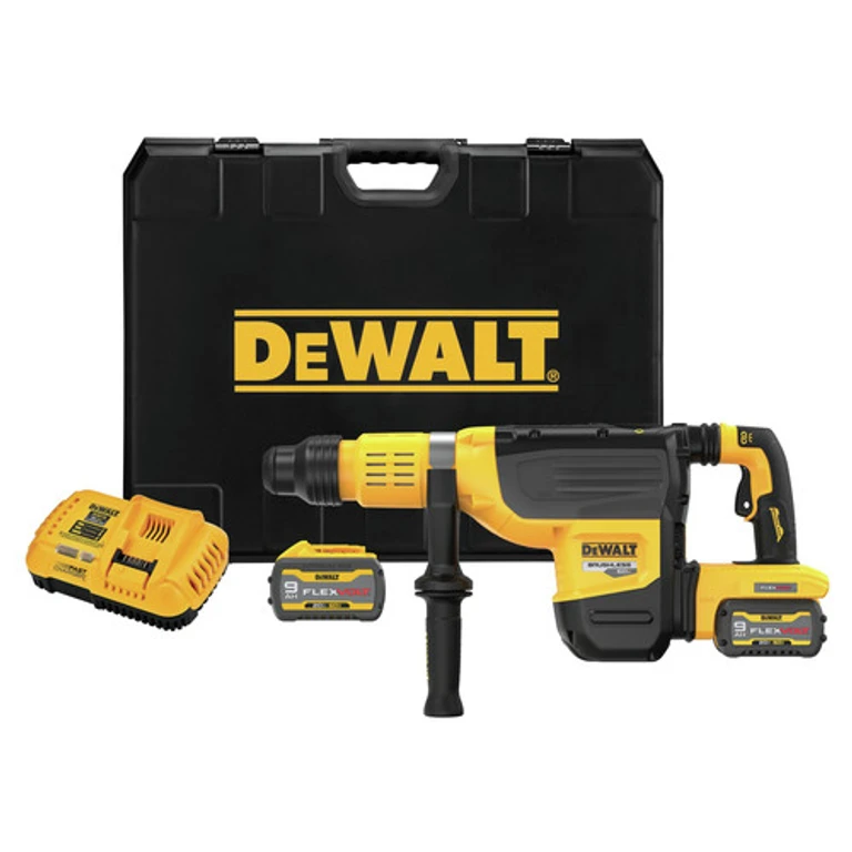 DCH775X2 60V MAX Brushless Lithium-Ion 2 in. Cordless SDS MAX Combination Rotary Hammer Kit with 2 Batteries (9 Ah)