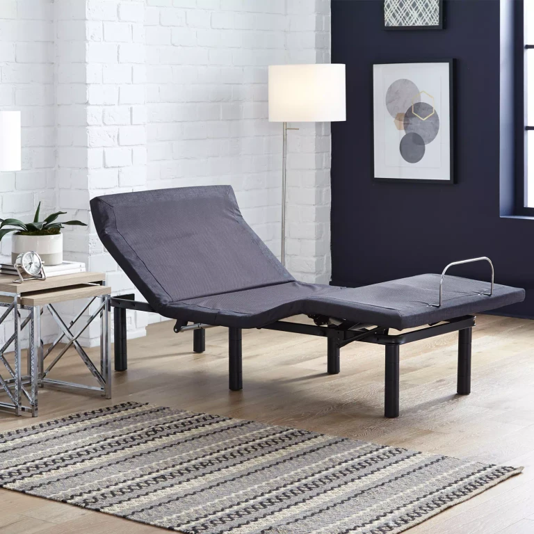 Twin Long Adjustable Bed Base with Pillow Tilt, USB, Wireless Remote, Head and Foot Massage:- Twin XL