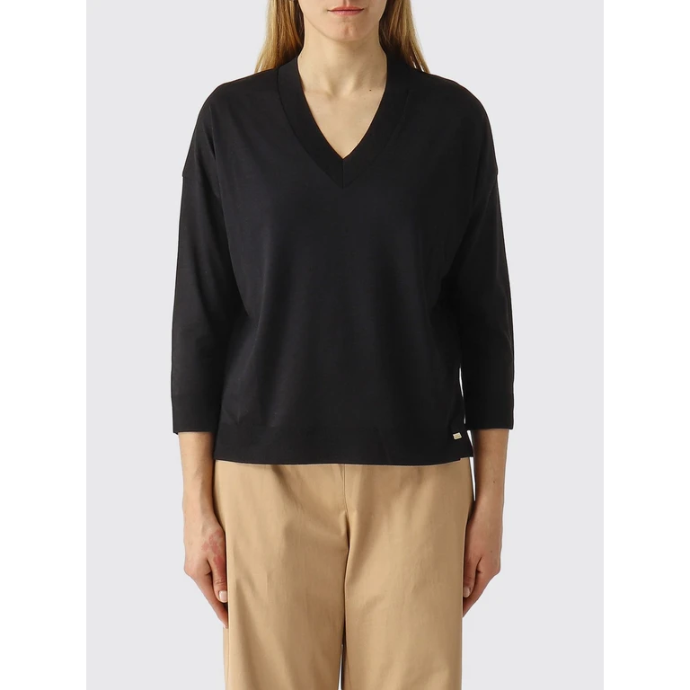 Teddy Bear Print V-Neck Lyocell Jumper (JV000015D520569300)