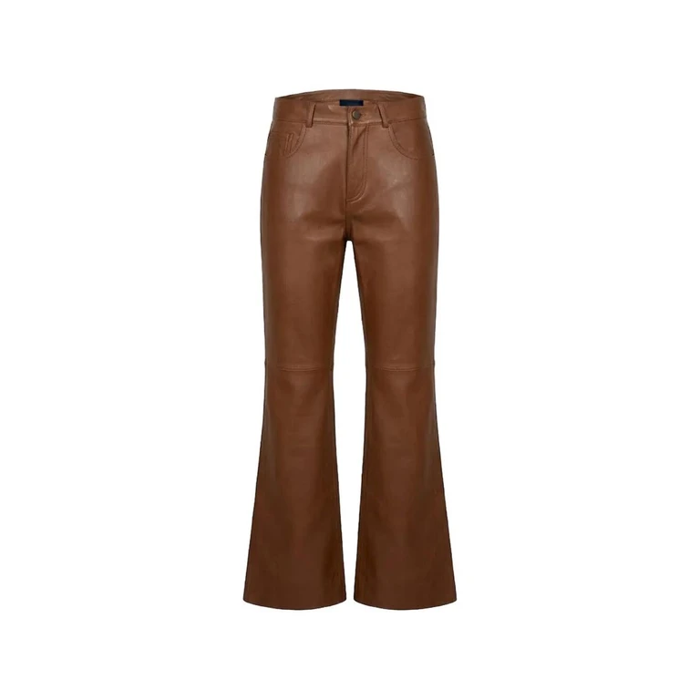 `Flora` Leather Pants