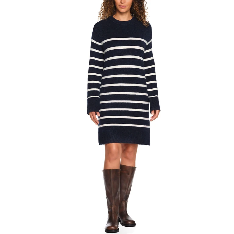 SWEATER DRESS - NAVY 2X:- 2X, Navy