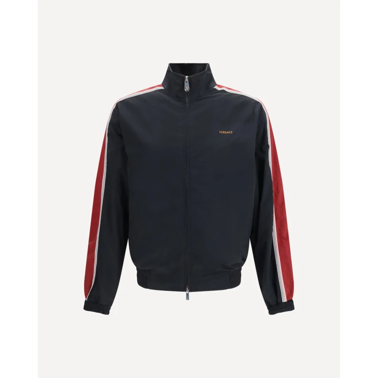 Nylon Blouson Jacket with embroidered logo Male 50
