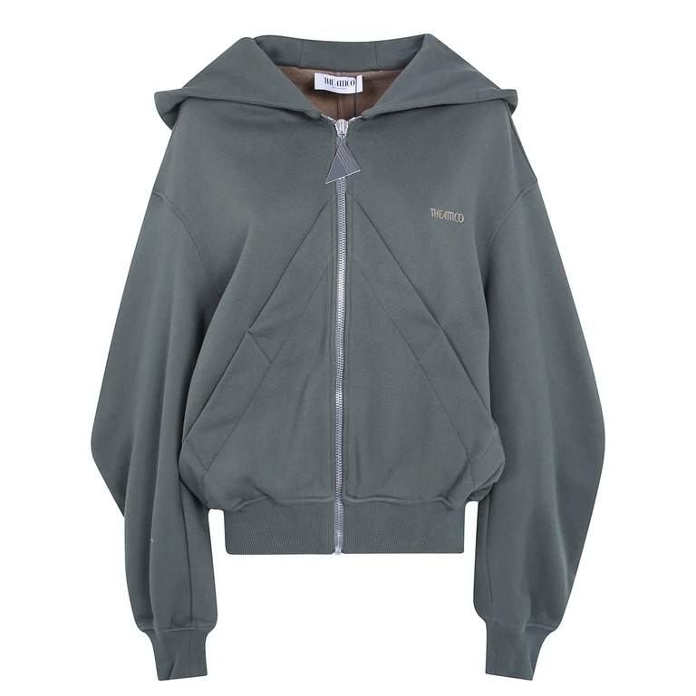 Sweatshirt Full Zip Hoodie "261Wcf00015"