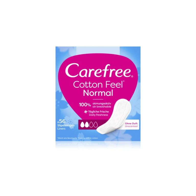 Cotton Panty Liners with Cotton Extract - 56pcs