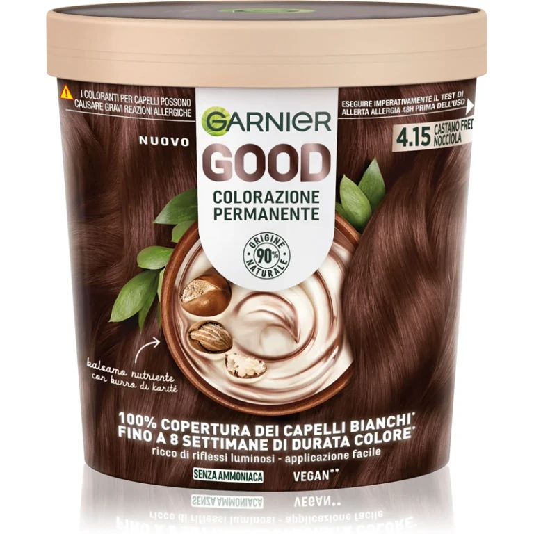 Permanent Coloring Without Ammonia 4.15 Cold Brown Hazelnut 160 Gr.