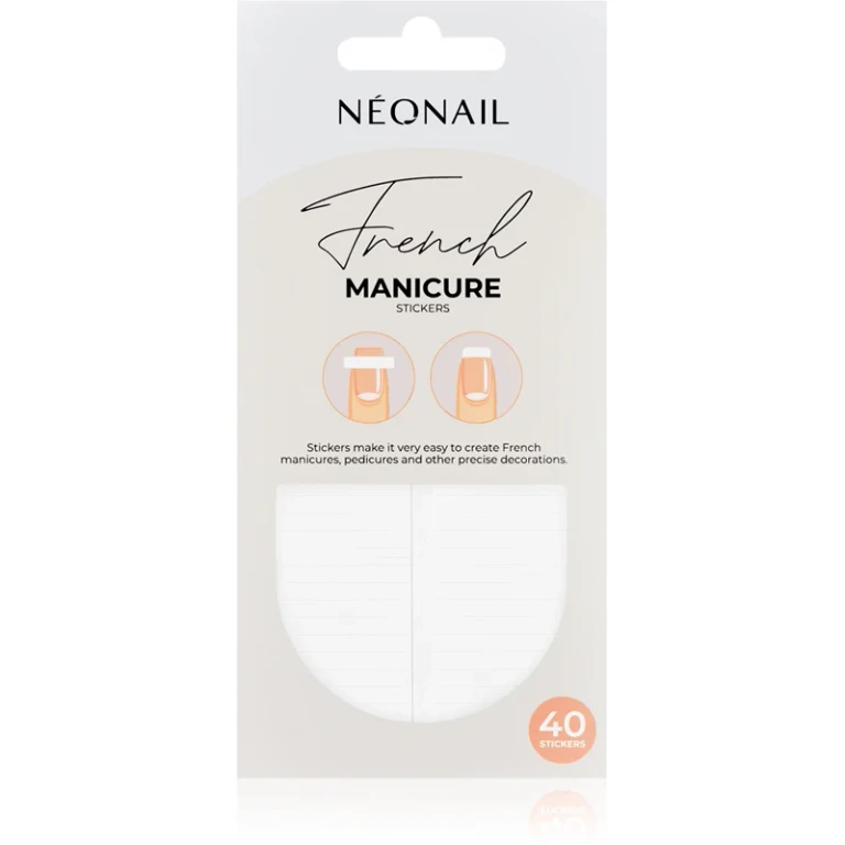French Manicure Nail Stickers Type 02 40pcs