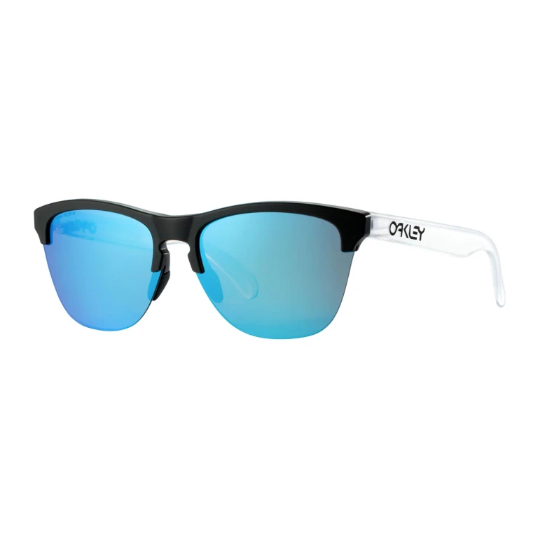 Frogskins Lite Sunglasses - Matte Black and Clear - Prizm Sapphire Iridium Lens